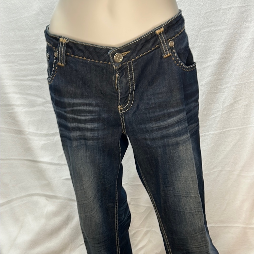 COOGI Women's Boot Cut Jeans in Dark Blue